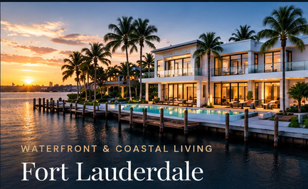Illustrative waterfront-style luxury home